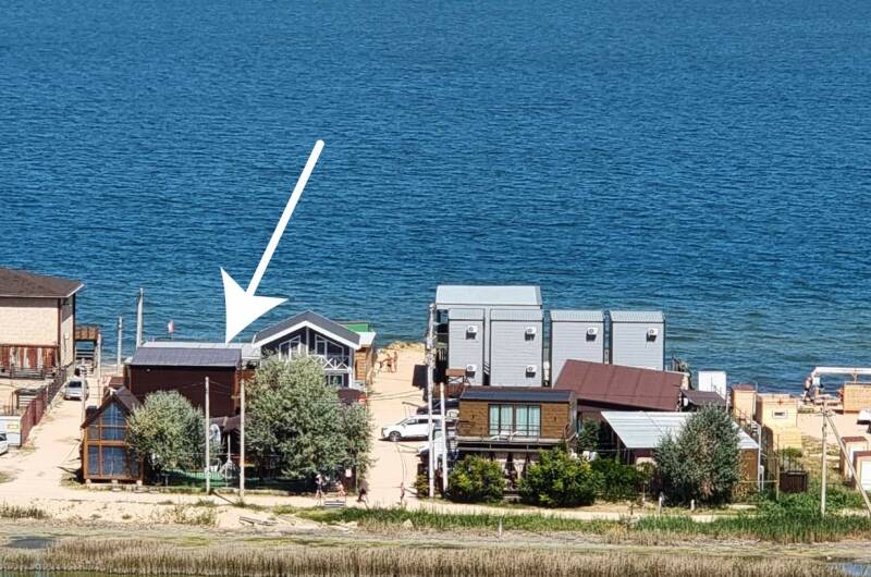 Студия 5 на втором этаже с видом на море и озеро